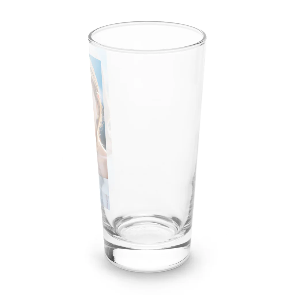 ももちゃん🍑のももちゃん🍑グッズ✨ Long Sized Water Glass :right