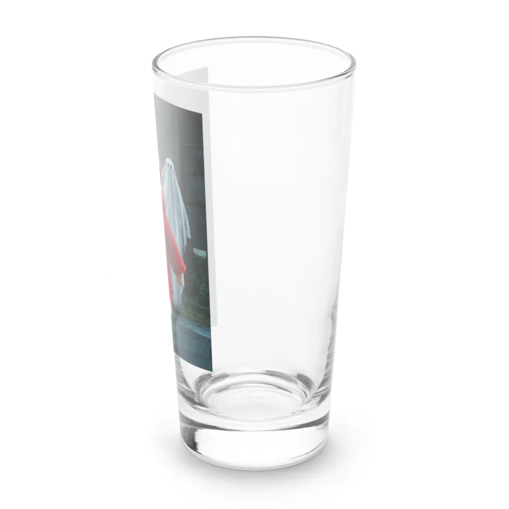 モコ＆ゆず Creator Factoryのゆずとゴースト Long Sized Water Glass :right