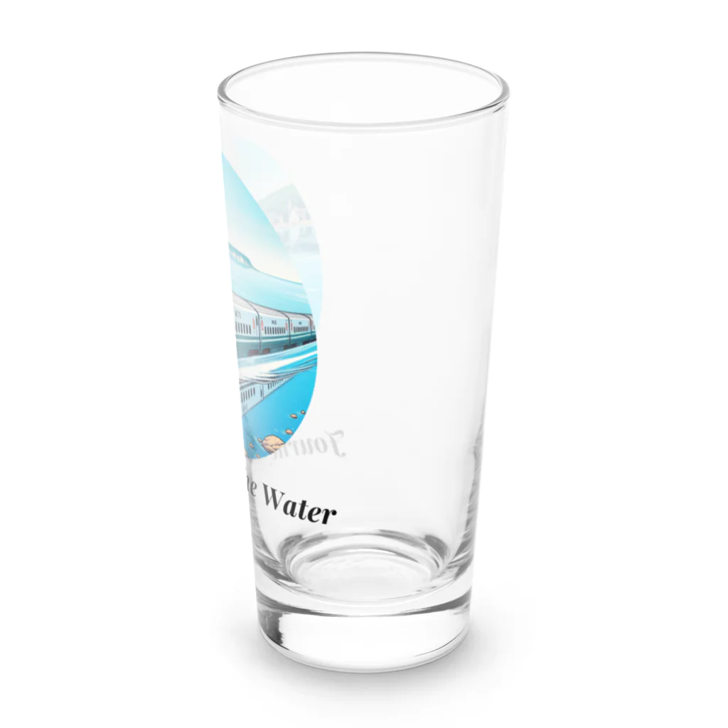 チェリモヤの新幹線 水辺の旅 01 Long Sized Water Glass :right