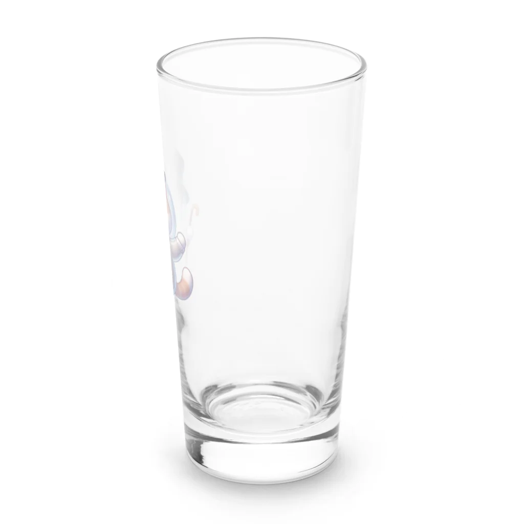 hikotakuの透明服を着た猫 Long Sized Water Glass :right