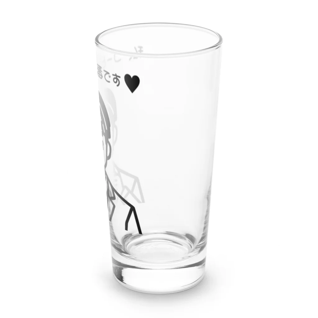 おーごえの私、コーヒー中毒です♥ Long Sized Water Glass :right