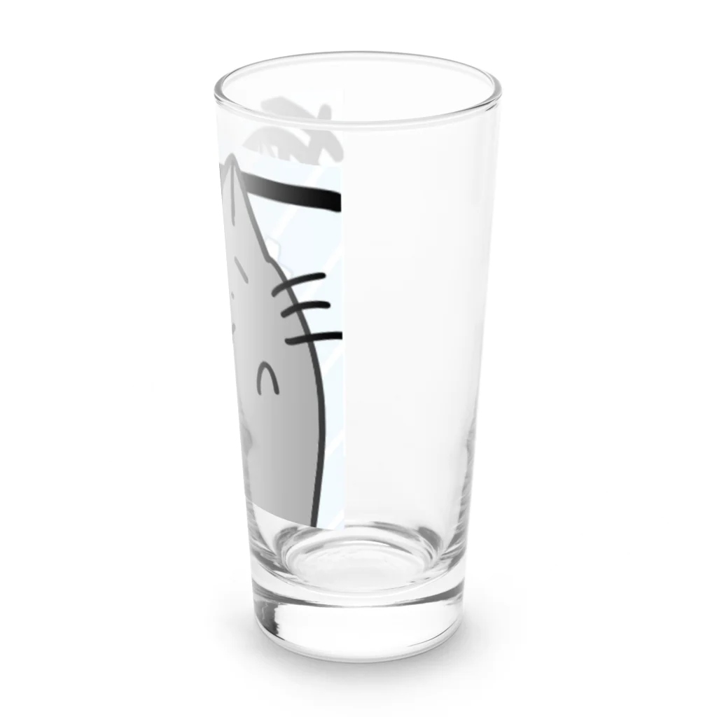 銀羽アニタ🩶🐈‍⬛@個人勢VTuberの銀羽アニタ(マスコット) Long Sized Water Glass :right