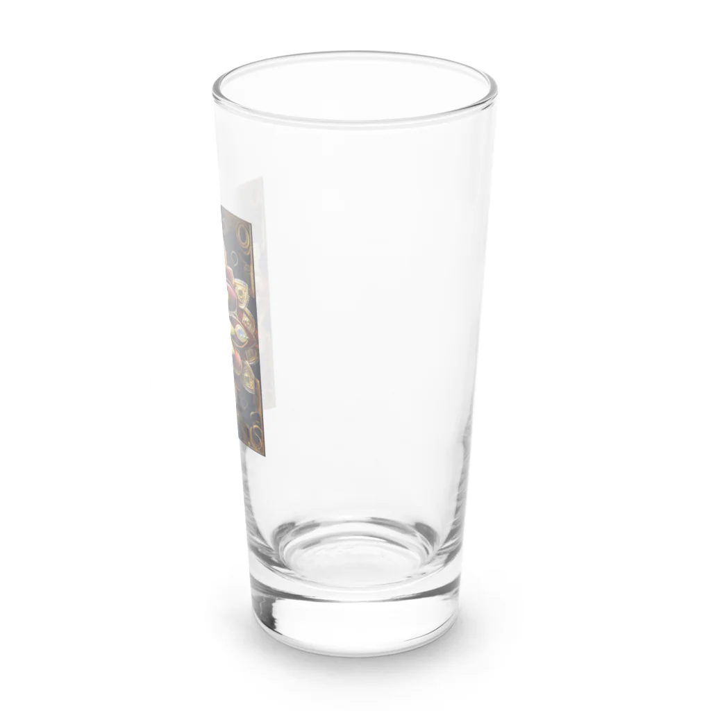 cute in cool shopの豪華な花 Long Sized Water Glass :right