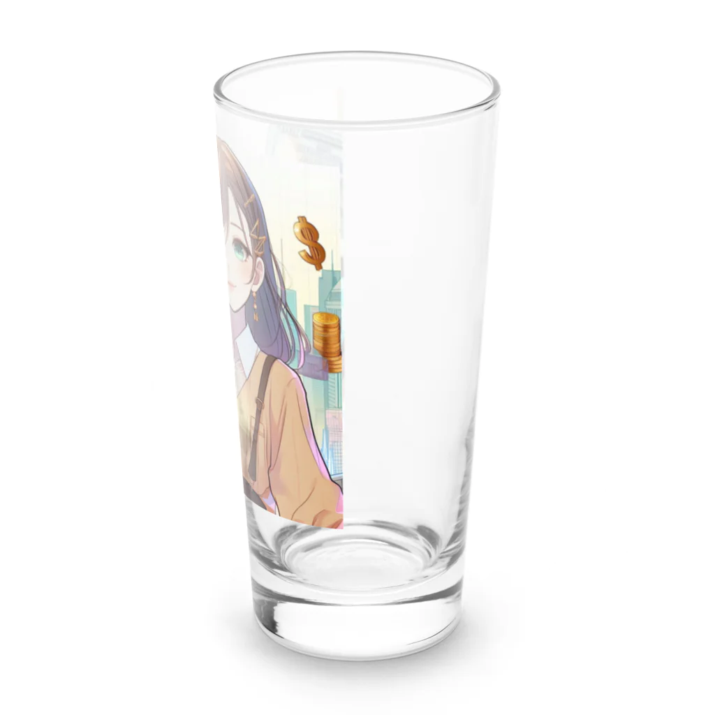 おっちゃんストアの美女投資家 Long Sized Water Glass :right