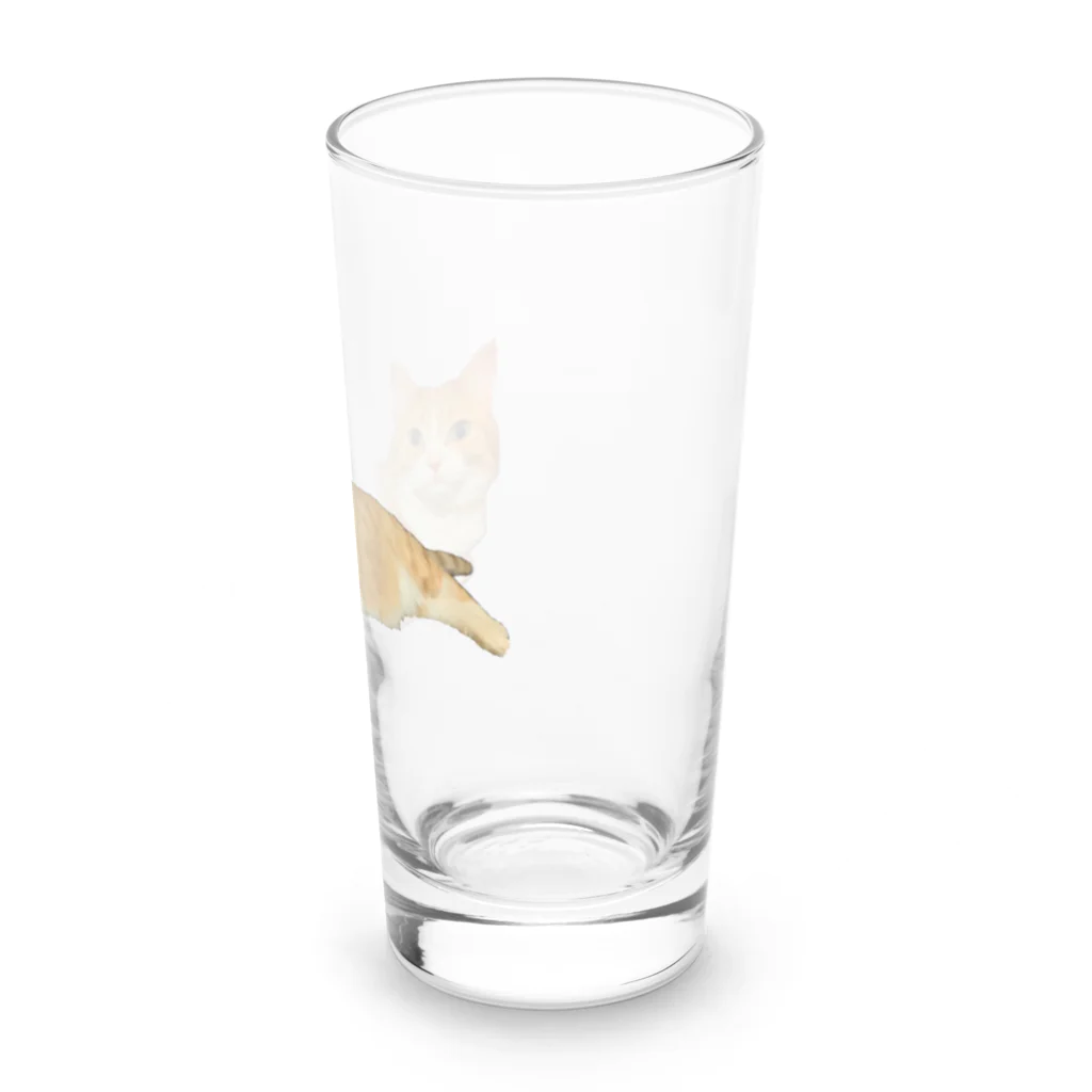 Me_canのゴロリンみかんちゃん Long Sized Water Glass :right