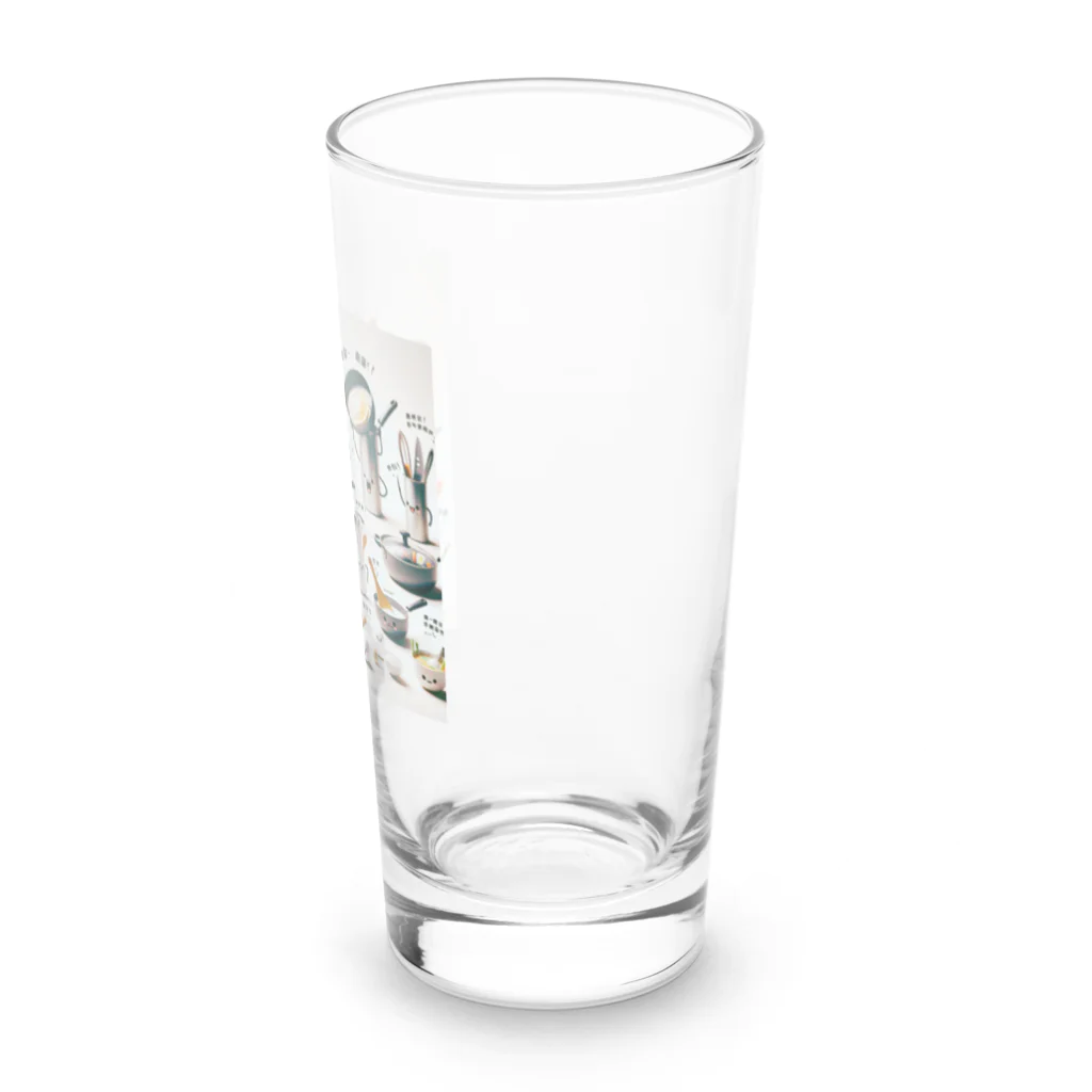 nail_aphroditeの感情豊かなキッチン用品たちの楽しい会話 Long Sized Water Glass :right