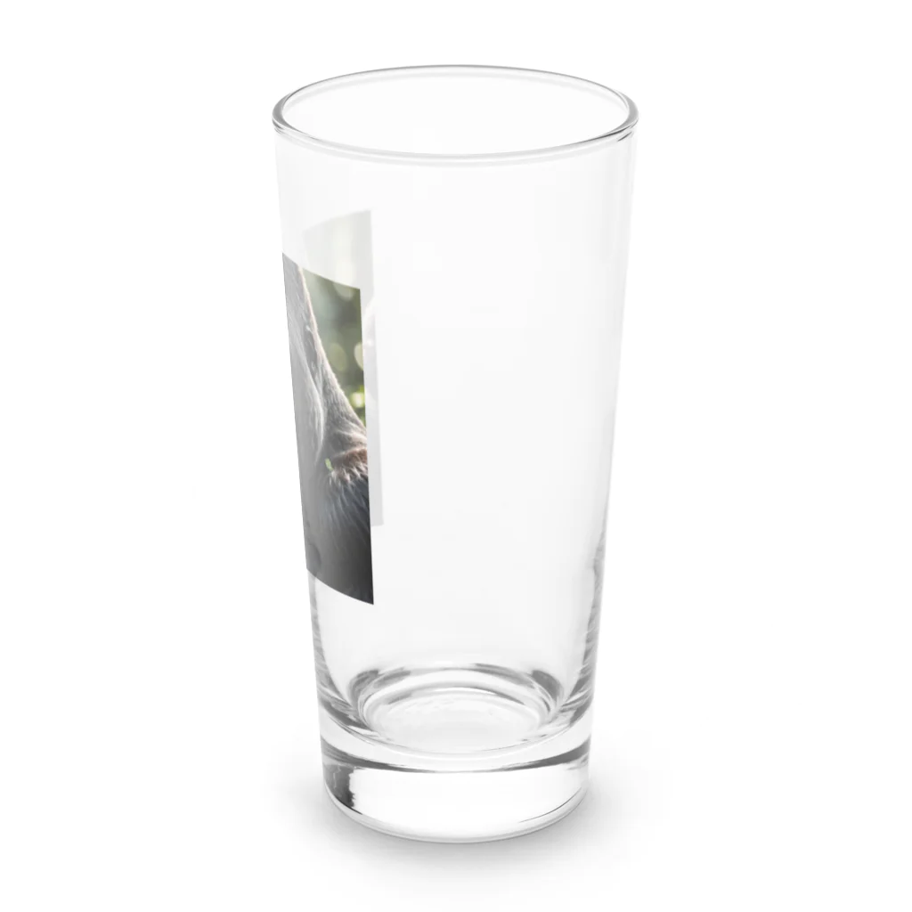 sunday_sataurday_freedayの一途なゴリラ Long Sized Water Glass :right