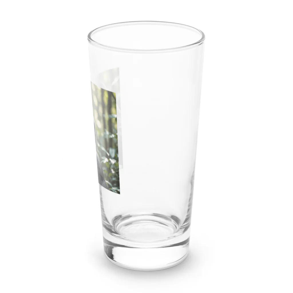 sunday_sataurday_freedayの無口なゴリラ Long Sized Water Glass :right