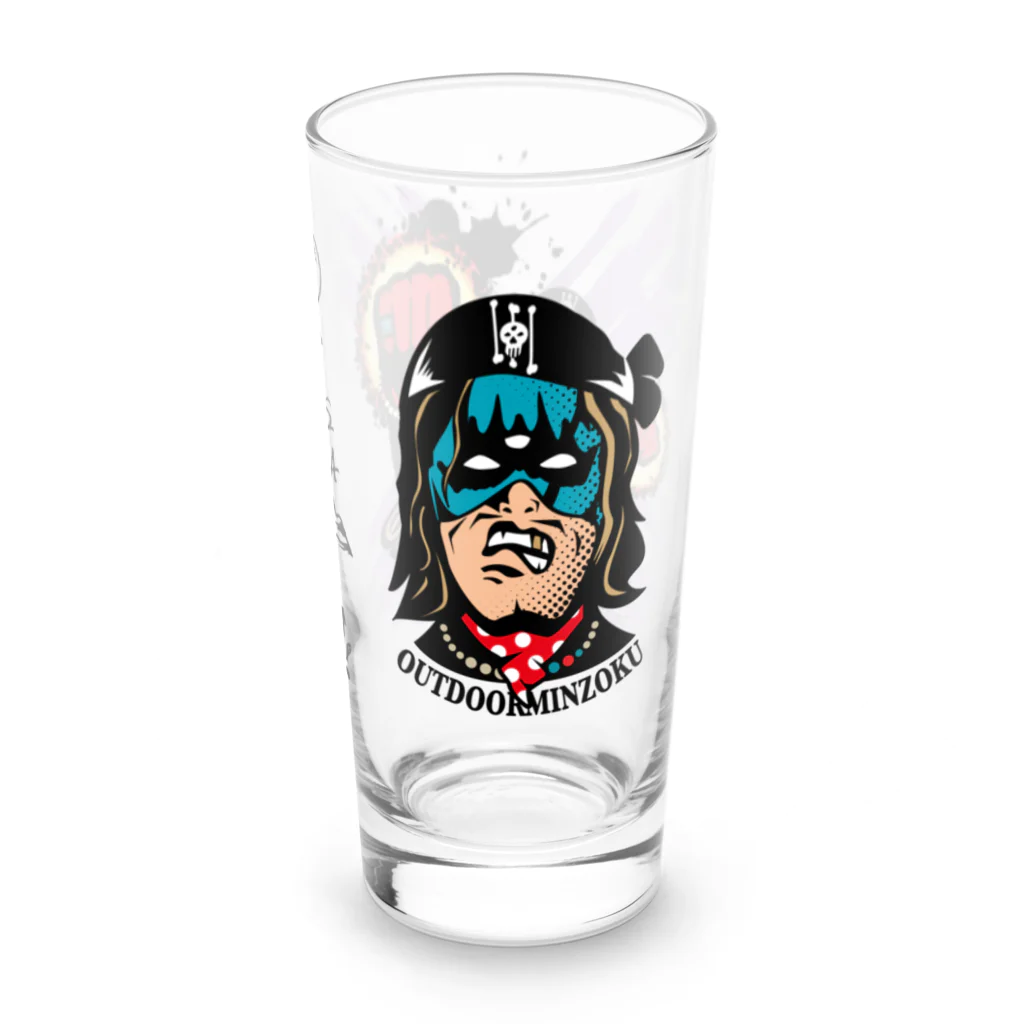 outdoorminzokuのアウトドア民族海賊ver"パイレーツHEROs" Long Sized Water Glass :right