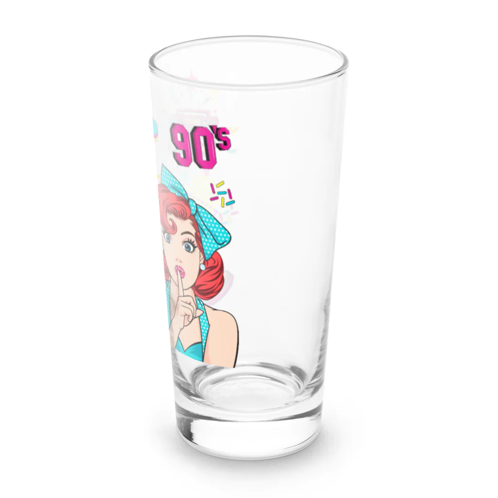 CHIBE86のRetro Vibes　レトロな雰囲気 Long Sized Water Glass :right