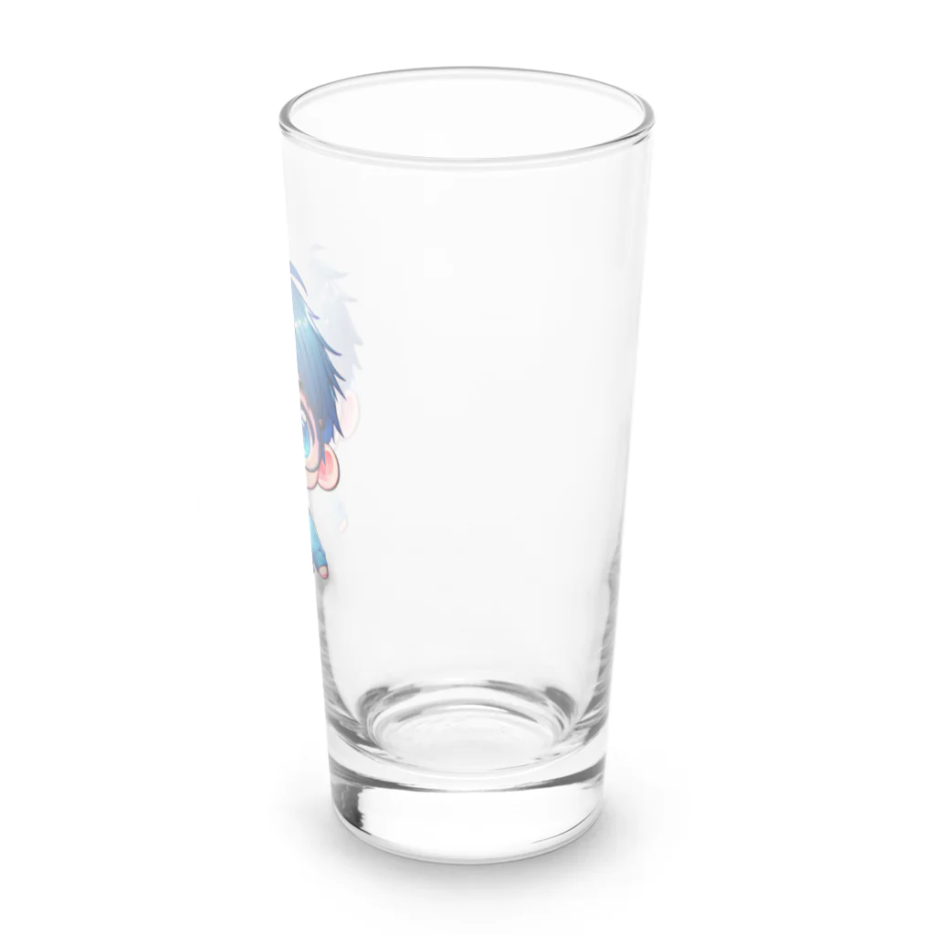 ちょいぽちゃシリーズ、旅行屋さんのちょいボチャ勇太くんキャラグッズ Long Sized Water Glass :right