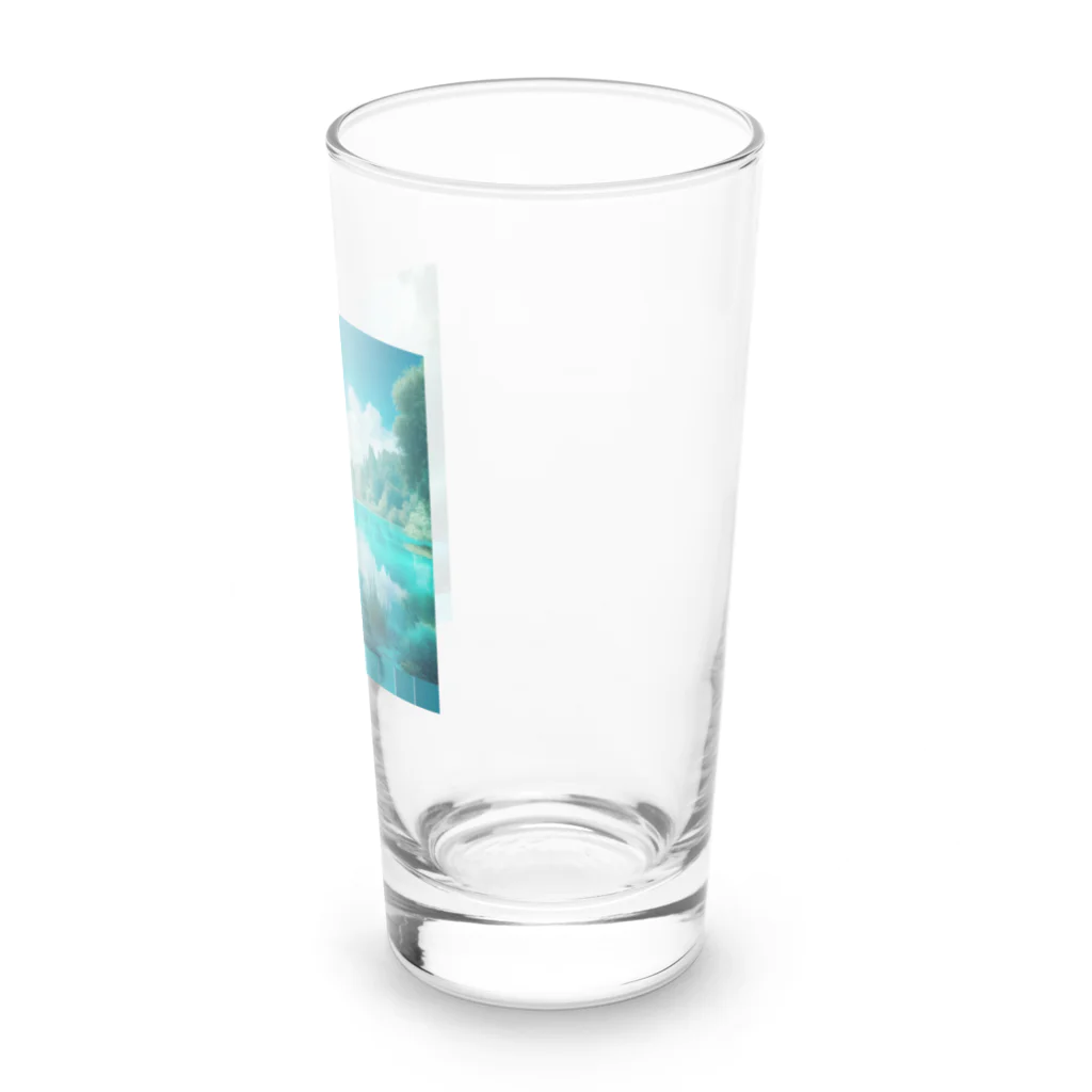 hana2ginの Almost Transparent Blue. Long Sized Water Glass :right