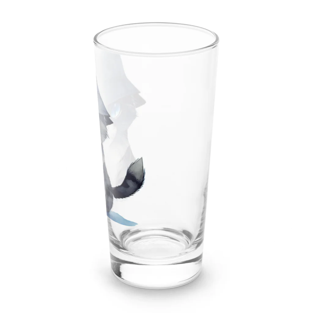 Fun_Qのバケハ猫 Long Sized Water Glass :right