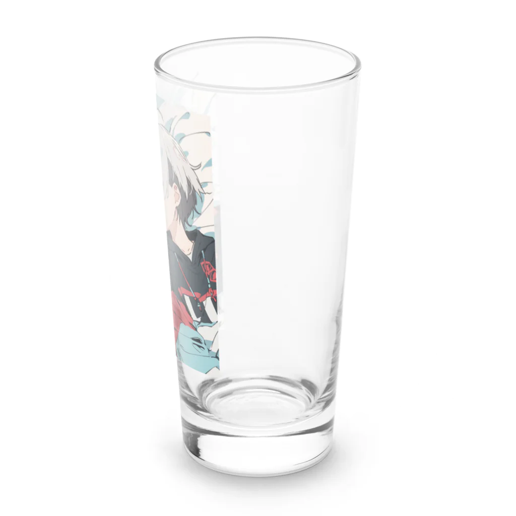 as -AIイラスト- の添い寝 Long Sized Water Glass :right