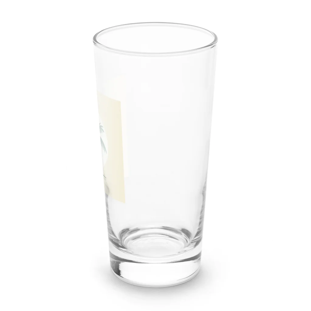 Ry-tのシンプル　ヤシ　ワンポイント　Tシャツ　シャツ　 Long Sized Water Glass :right