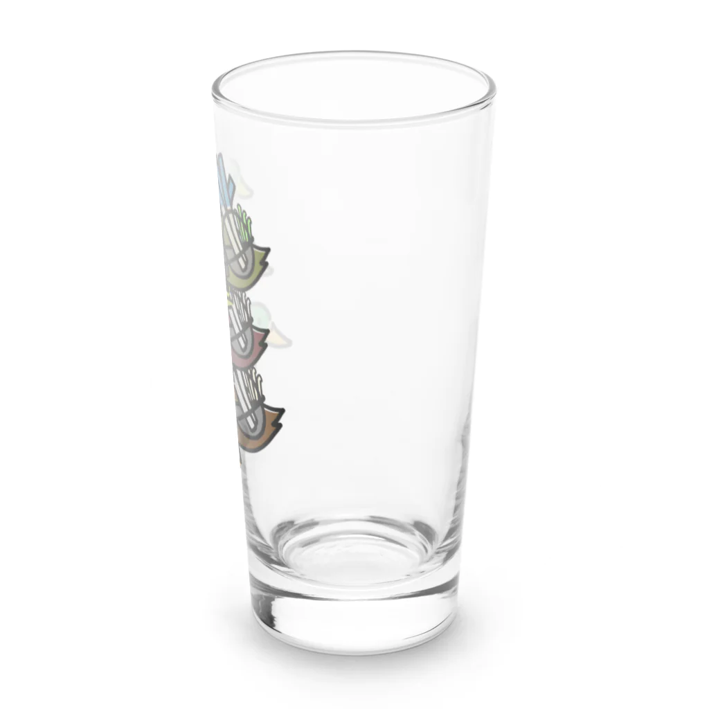 chicodeza by suzuriのカモネギタワー Long Sized Water Glass :right