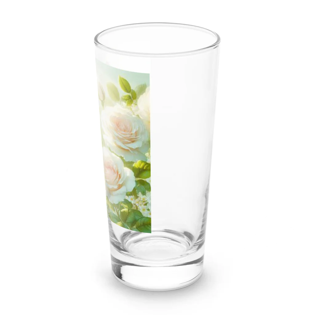 Rパンダ屋の「白薔薇」グッズ Long Sized Water Glass :right