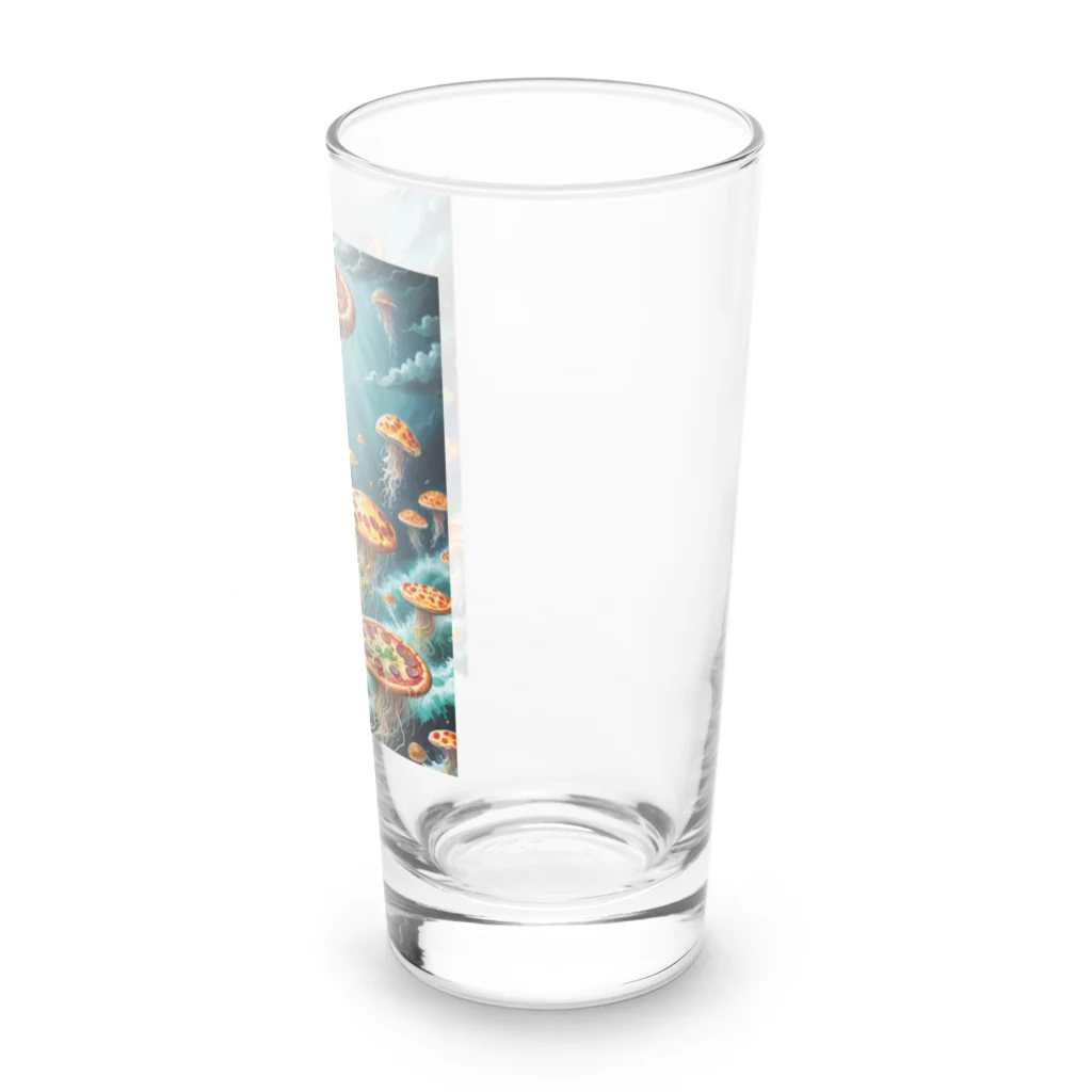 入力中. . .の猛毒海中ピザ Long Sized Water Glass :right