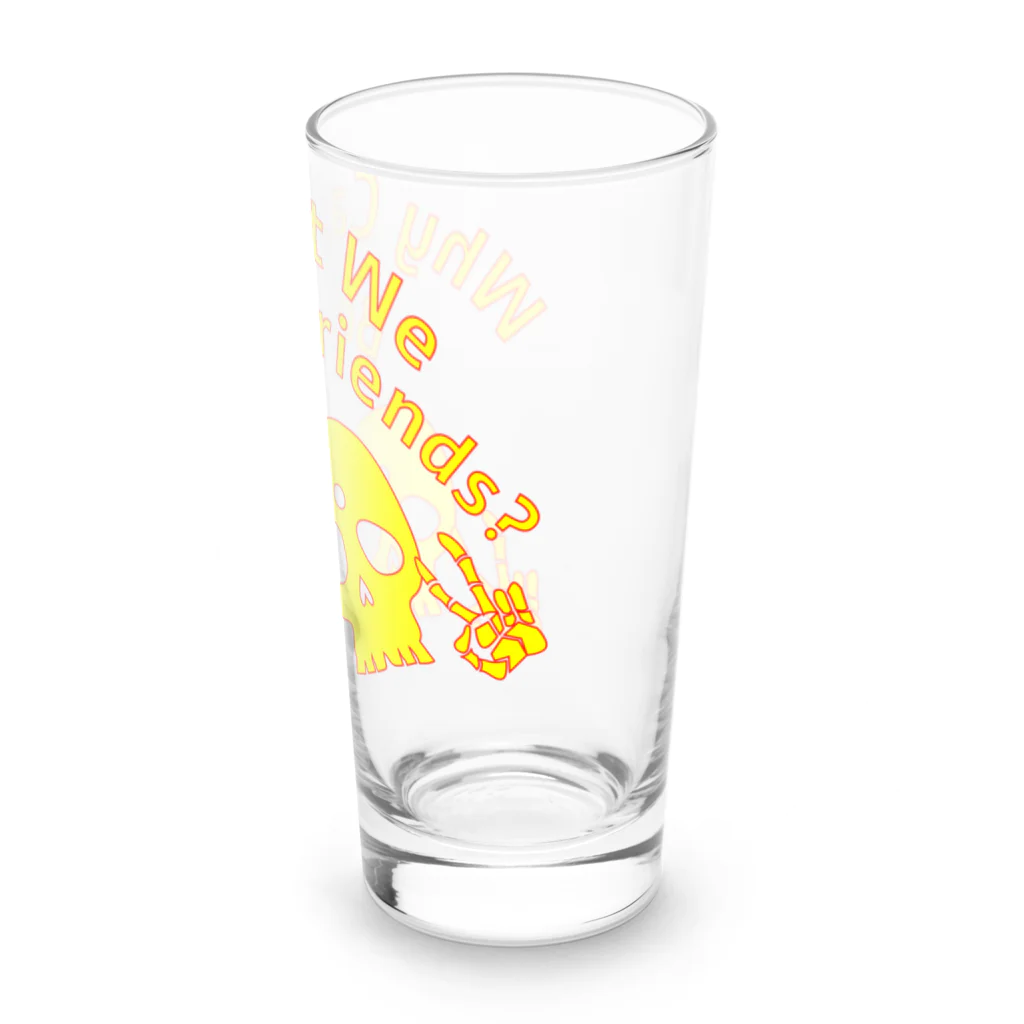 『NG （Niche・Gate）』ニッチゲート-- IN SUZURIのWhy Can't We Be Friends?（黄色） Long Sized Water Glass :right