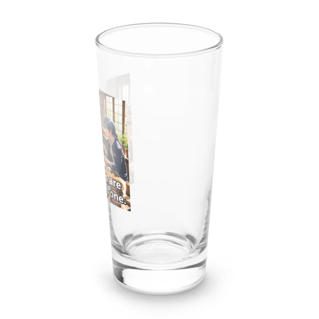 BOSEKIの一人より二人のほうが良い知恵を出せる。 Long Sized Water Glass :right