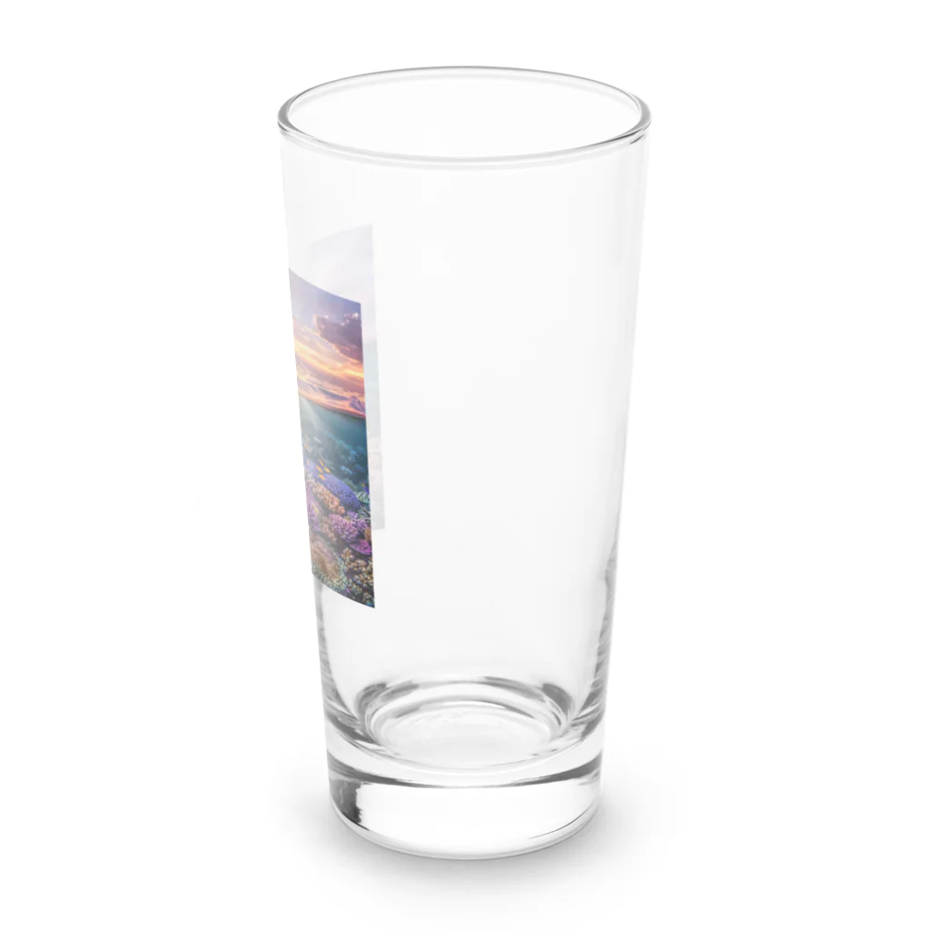 珊瑚の珊瑚礁 Long Sized Water Glass :right