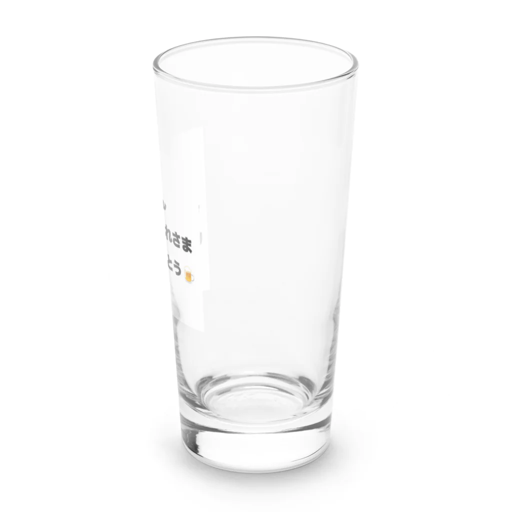 ヘリコプター・ペアレンツのお父さんいつもありがとうグラス Long Sized Water Glass :right