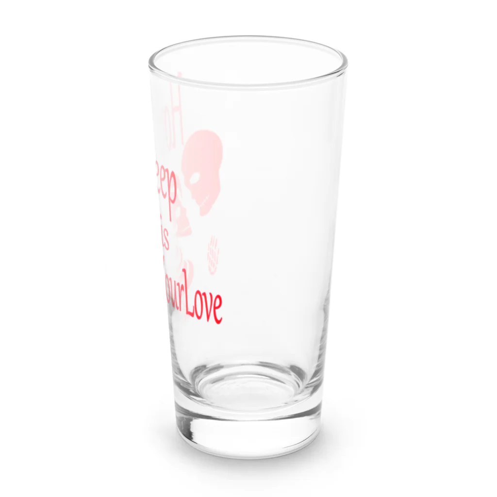 『NG （Niche・Gate）』ニッチゲート-- IN SUZURIのHow Deep Is Your Love（赤） Long Sized Water Glass :right