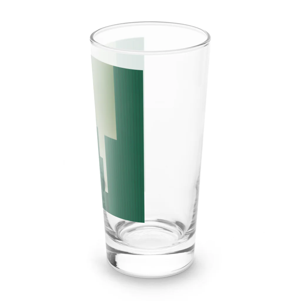 ASUTOMIのビルグッズ濃い緑色 Long Sized Water Glass :right