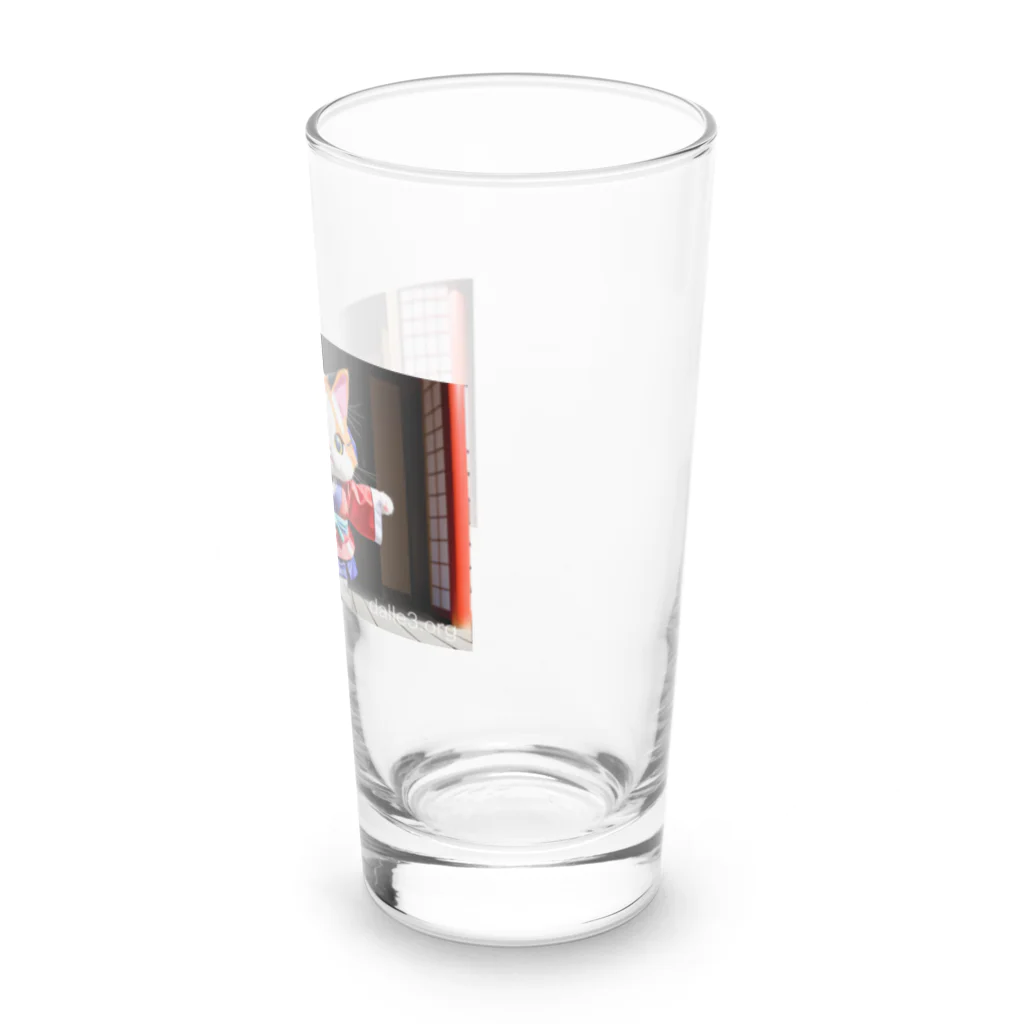 Lake Houseの三毛猫のグッズ Long Sized Water Glass :right