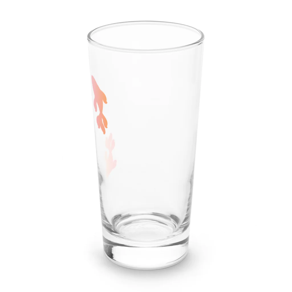 shop_hightonaammiの二匹のきんぎょ[朱色] Long Sized Water Glass :right