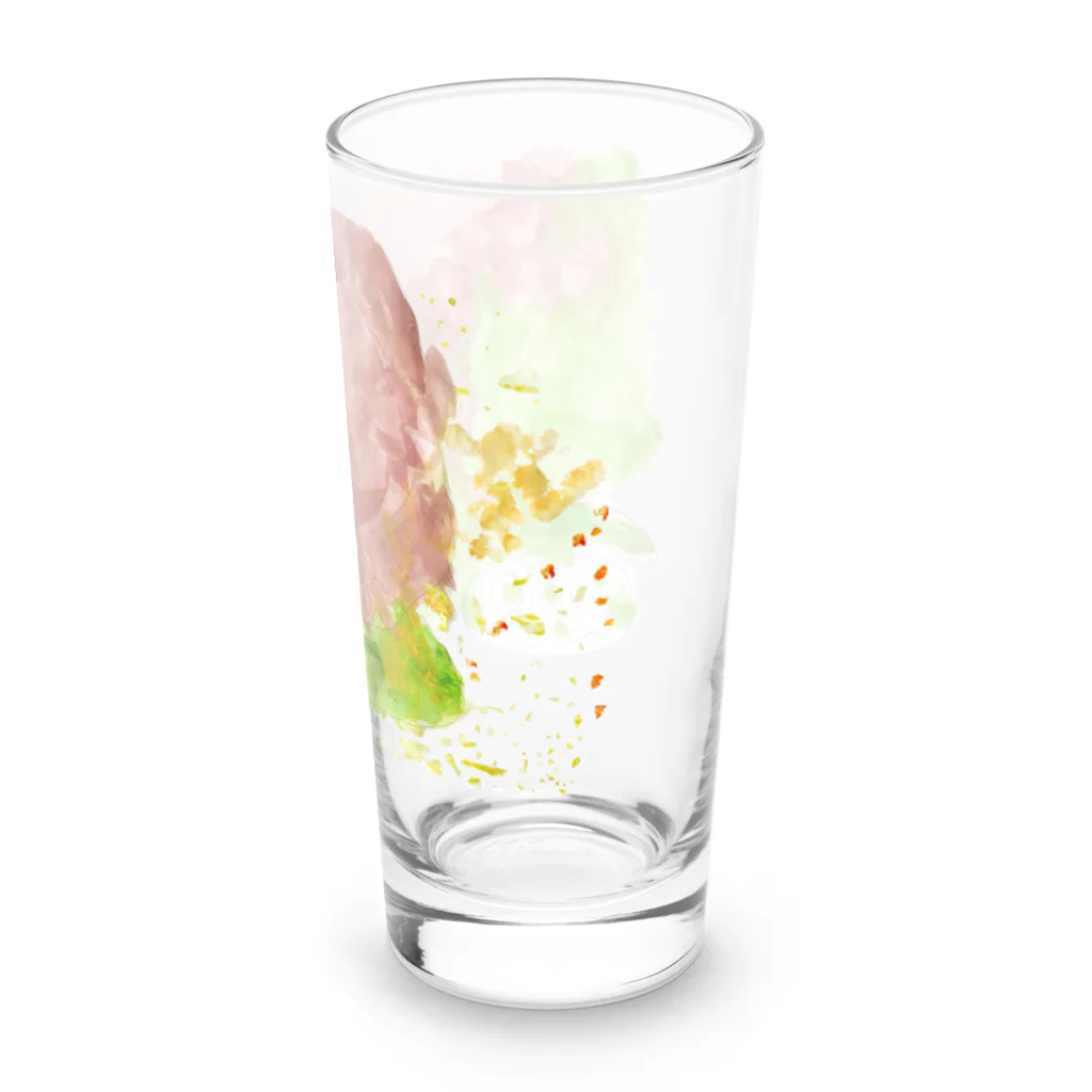 tomorhythmのこわいかお Long Sized Water Glass :right