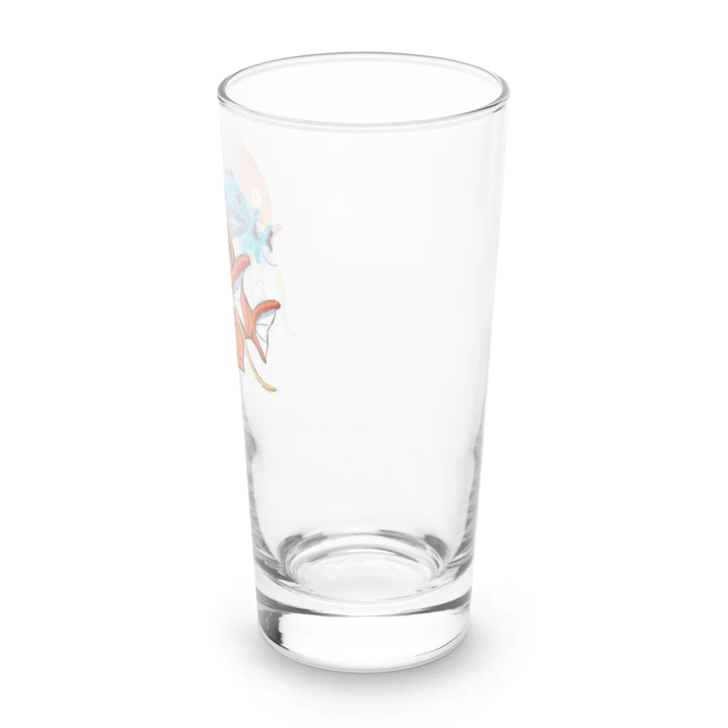 れいちゅる。のどこかで見たことあるような魚 祟られVer. Long Sized Water Glass :right