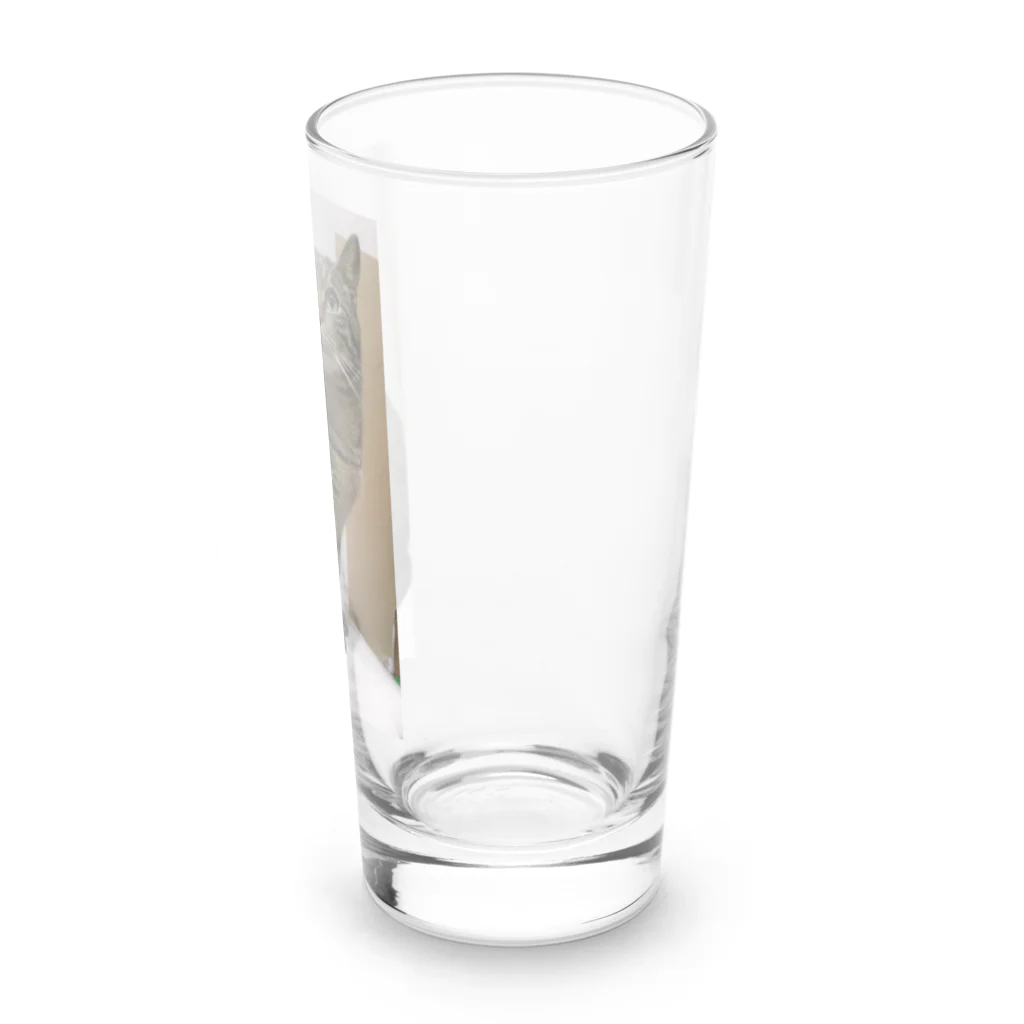 ポチオのトイレの上のポチオ Long Sized Water Glass :right