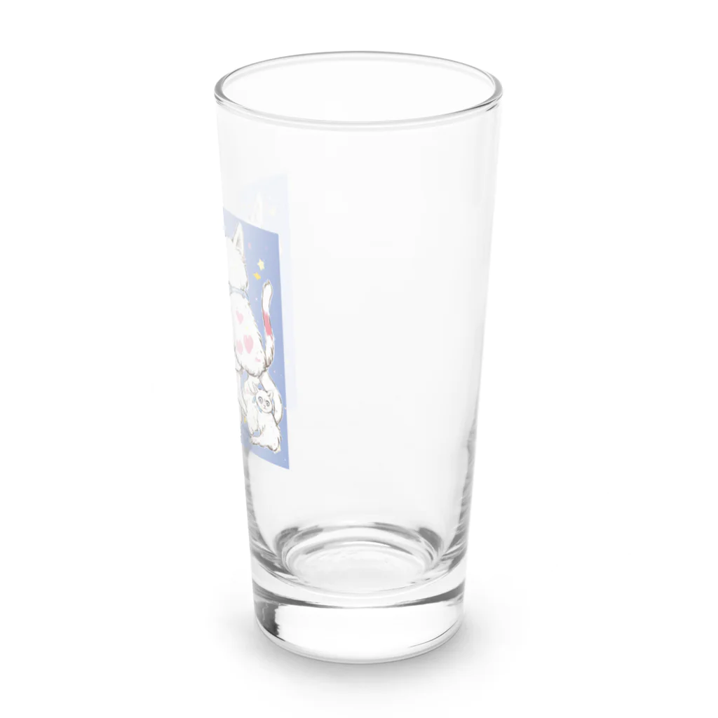 pon_gashiの可愛いだけじゃない！ ガンギマリ猫の魅力満載！ Long Sized Water Glass :right