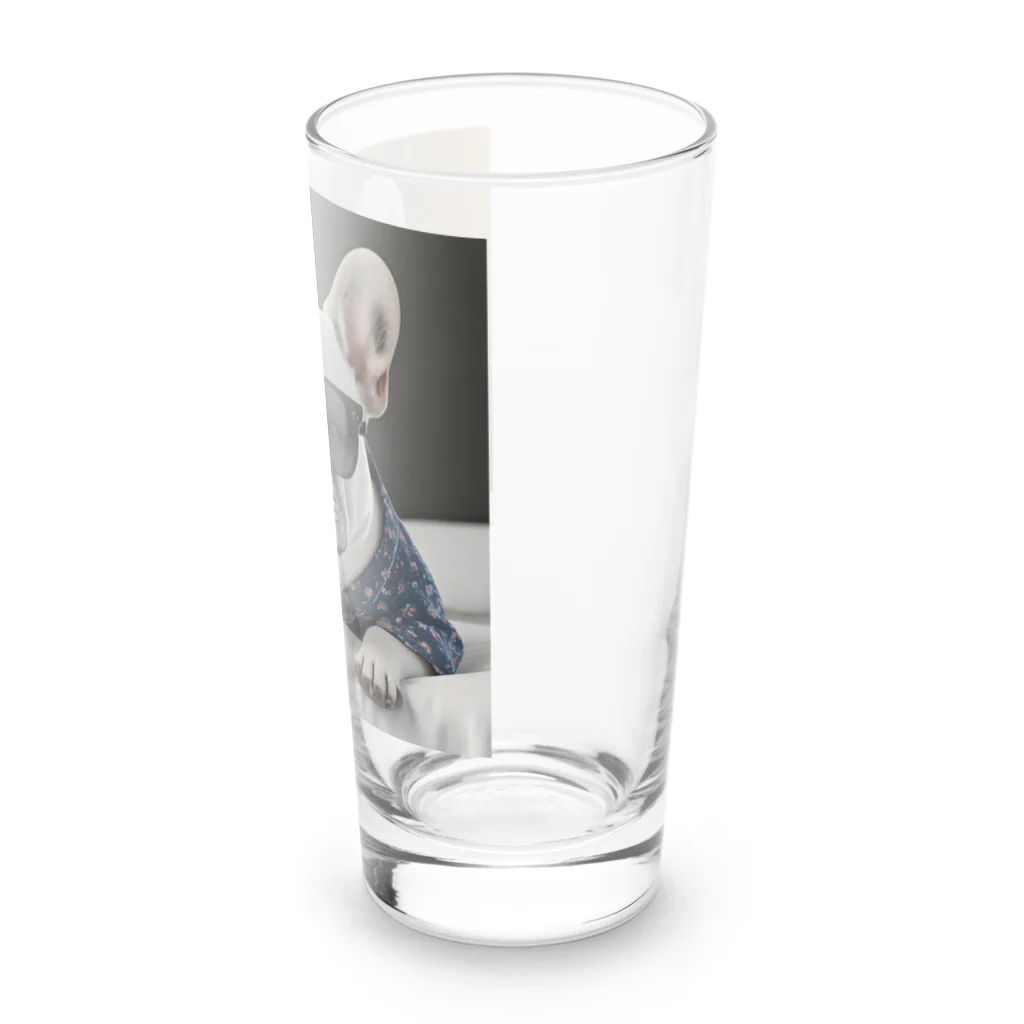 SI-SAAのおやすみBOSS犬 Long Sized Water Glass :right