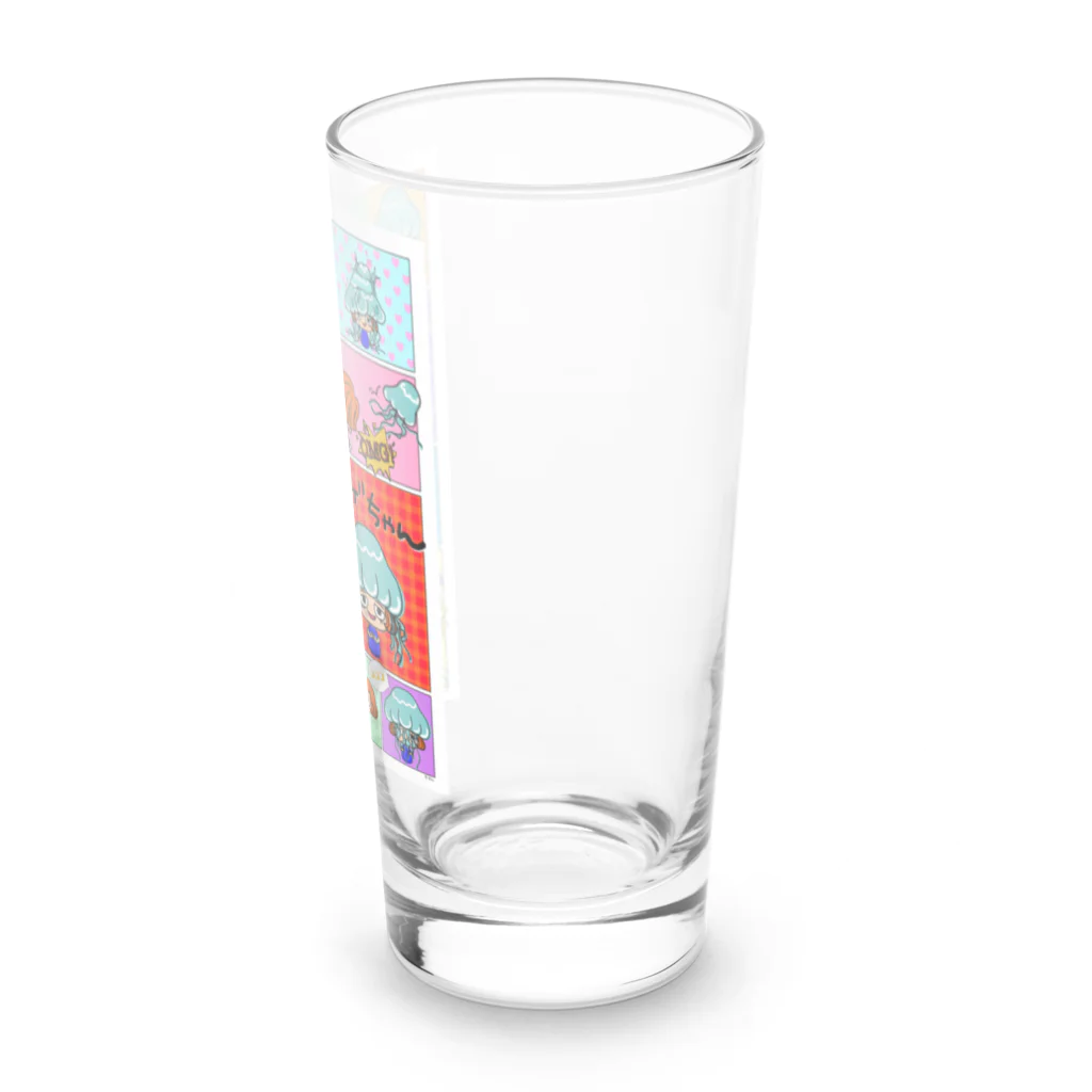 チャンドラのくらげと女の子 Long Sized Water Glass :right