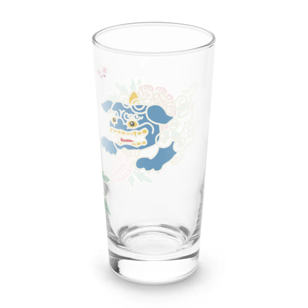 nanaqsaの獅子と牡丹 Long Sized Water Glass :right