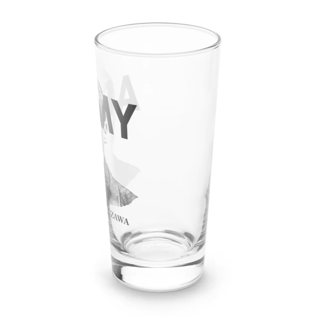 部屋とデニムとわたしのU.S.ARMYな福沢諭吉さん Long Sized Water Glass :right