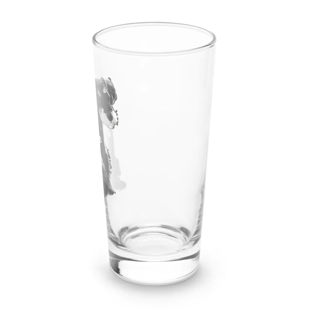 jastice1037の見返り犬ジャスティス Long Sized Water Glass :right