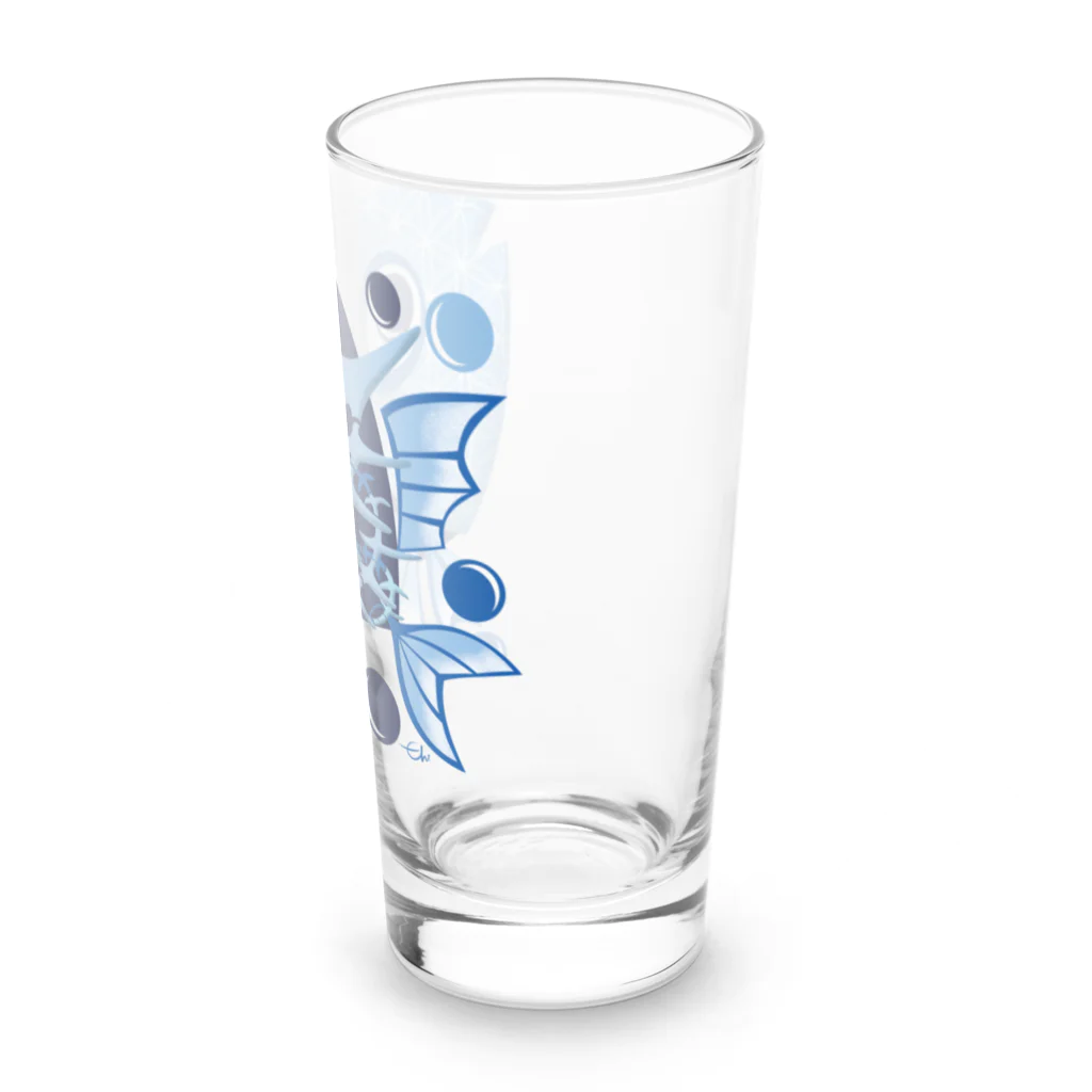 echicaのSwirl Swim Bone Long Sized Water Glass :right