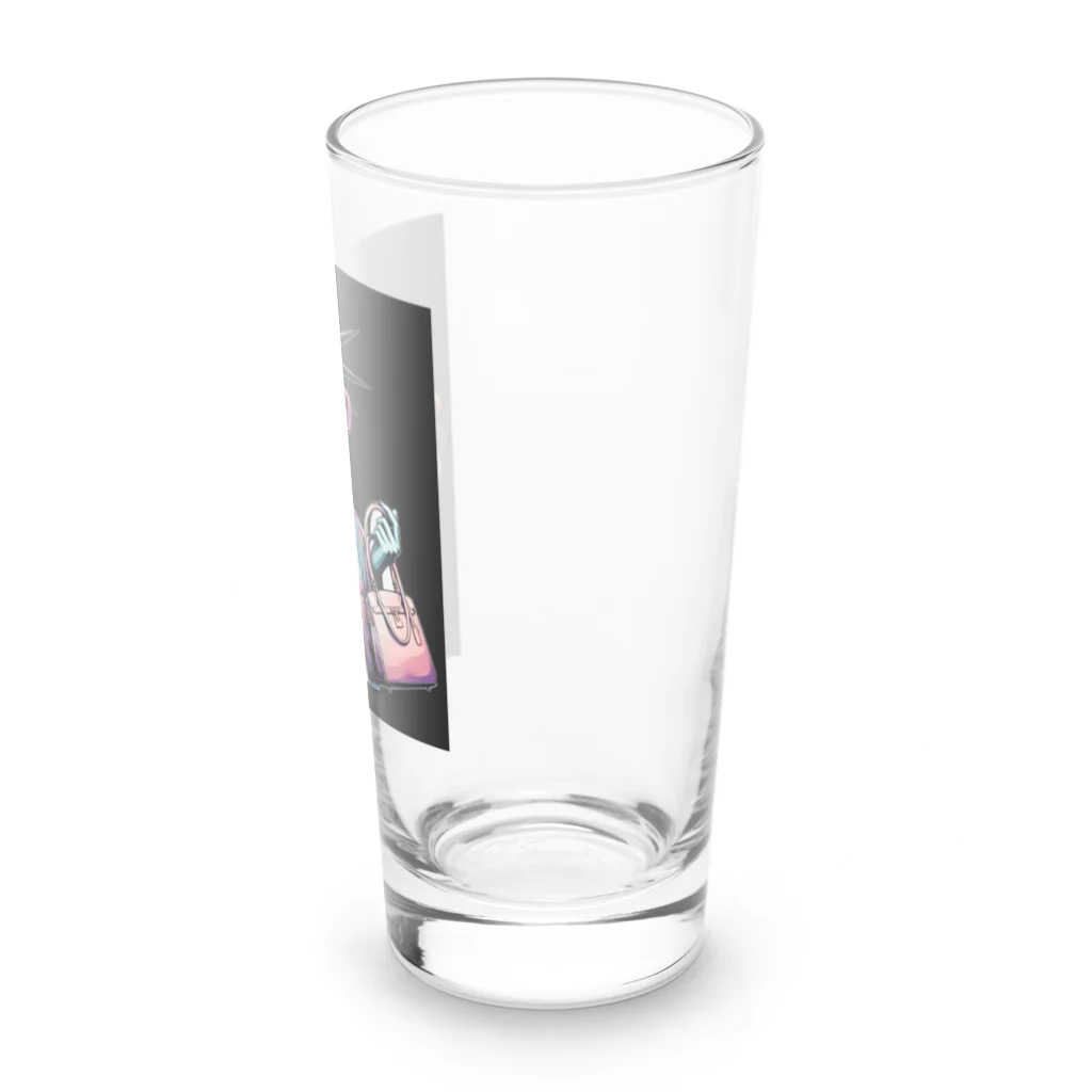 -7-7-7の自由の女神 Long Sized Water Glass :right