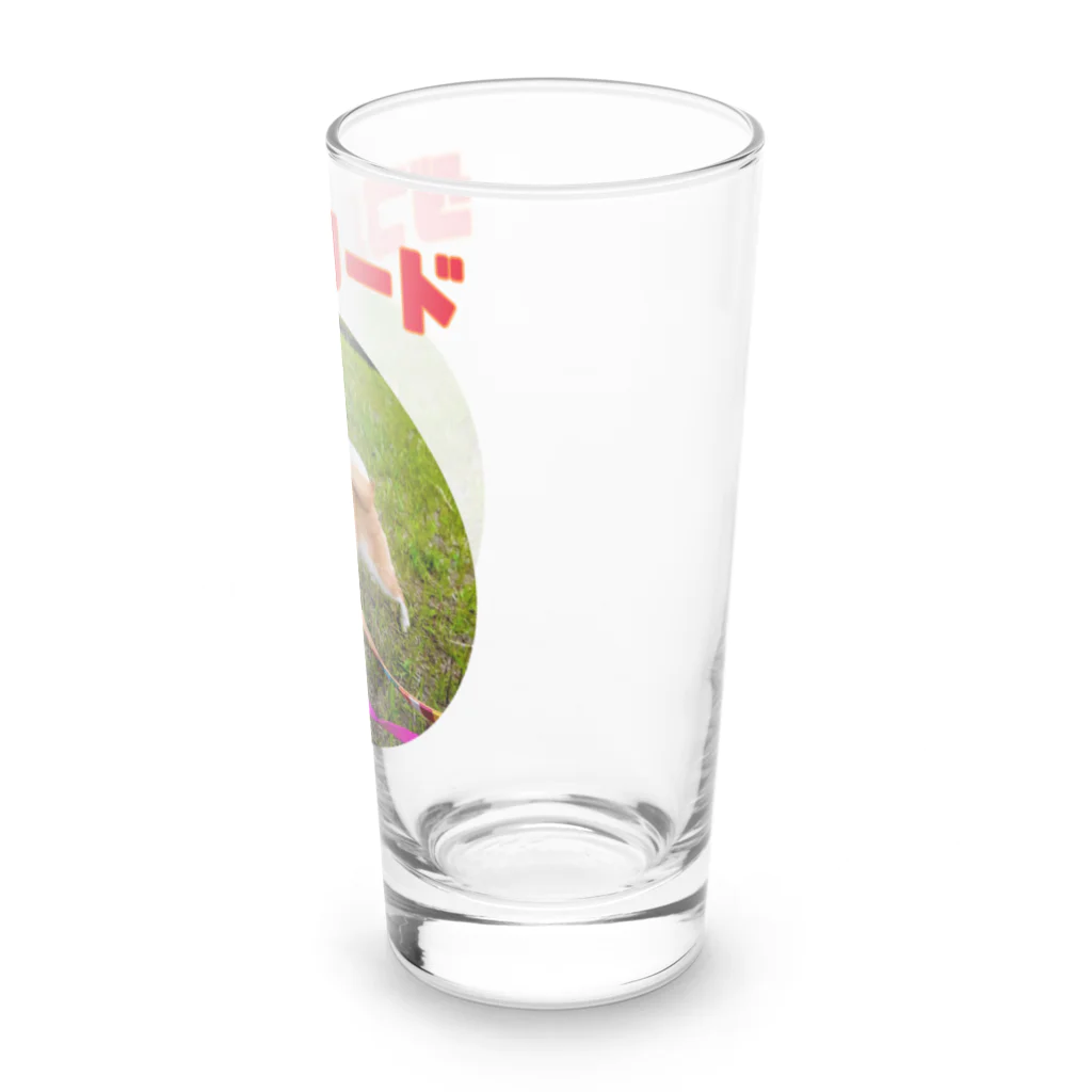 毛玉のおうちチャリティーグッズ販売suzuri部のダブルリード Long Sized Water Glass :right