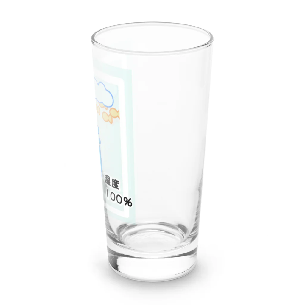 しりとりの湿度100％ Long Sized Water Glass :right