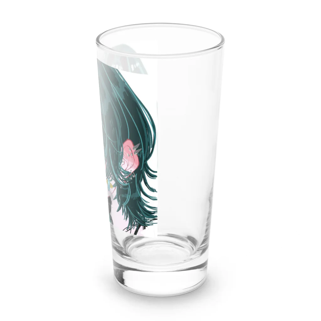 甘崎41.のウルフ少年 Long Sized Water Glass :right