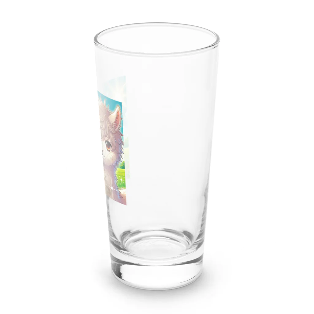 DQ9 TENSIのアニメ風アルパカ Long Sized Water Glass :right