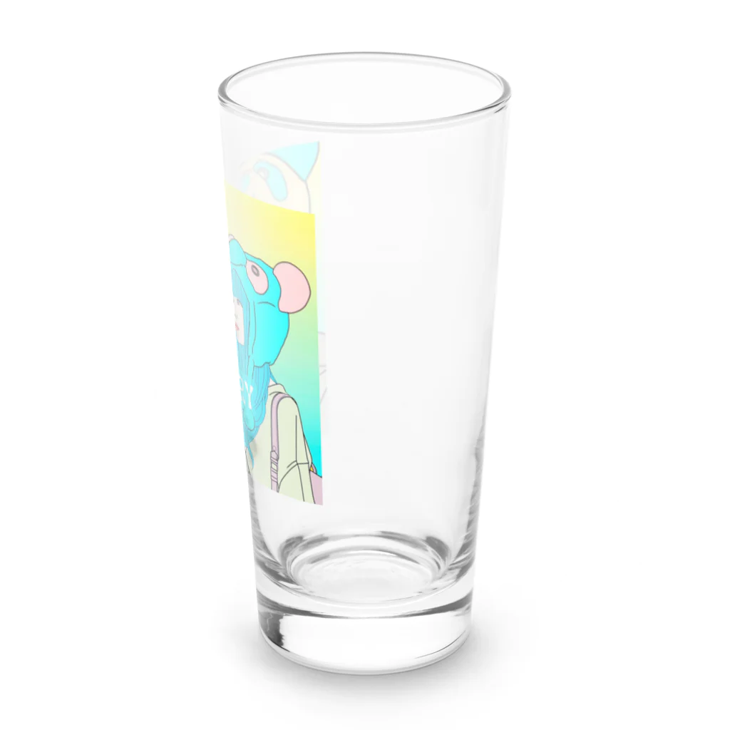 WASH&DRY24のパンダ女子　ユニット感 Long Sized Water Glass :right