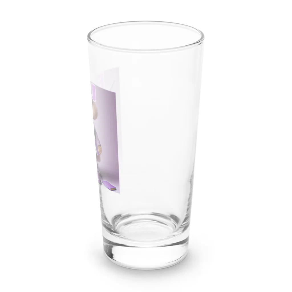 MsArtShopのENTJのトイプードル Long Sized Water Glass :right