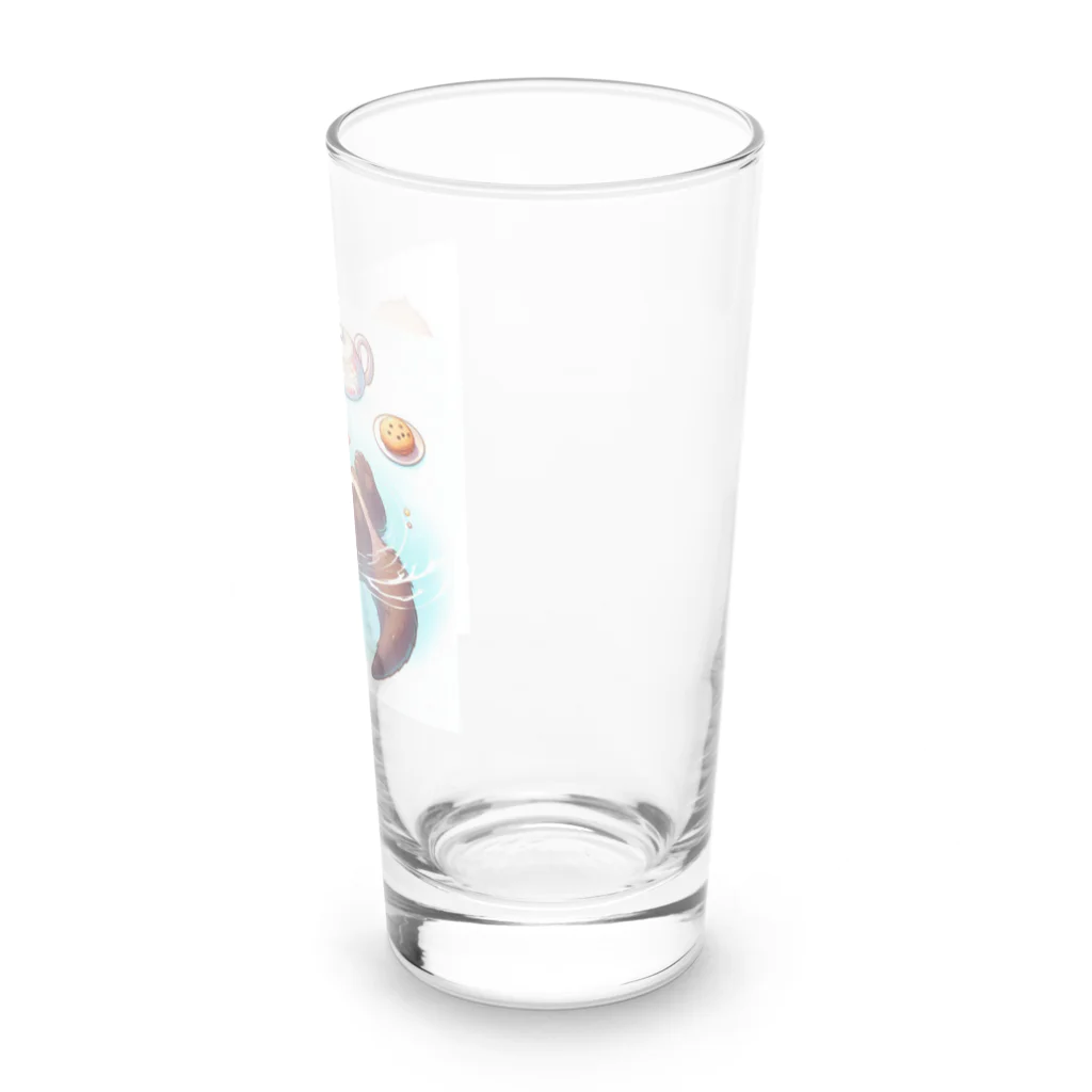 YFCのティータイムを楽しむラッコ① Long Sized Water Glass :right