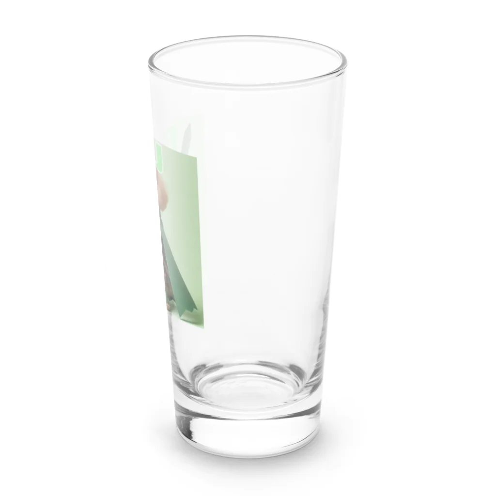 MsArtShopのENFJのトイプードル Long Sized Water Glass :right