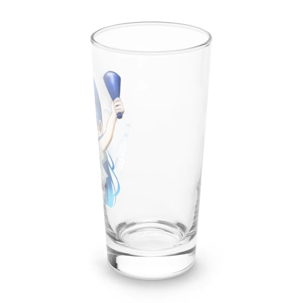 乾杯がーるずSHOPのKanpaiGirl「野球観戦ちゃん」グラス Long Sized Water Glass :right